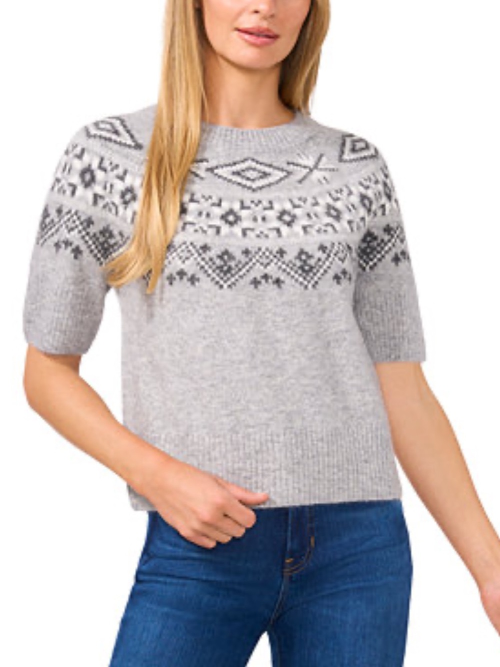 Cece Women's fairisle Sweater -size medium